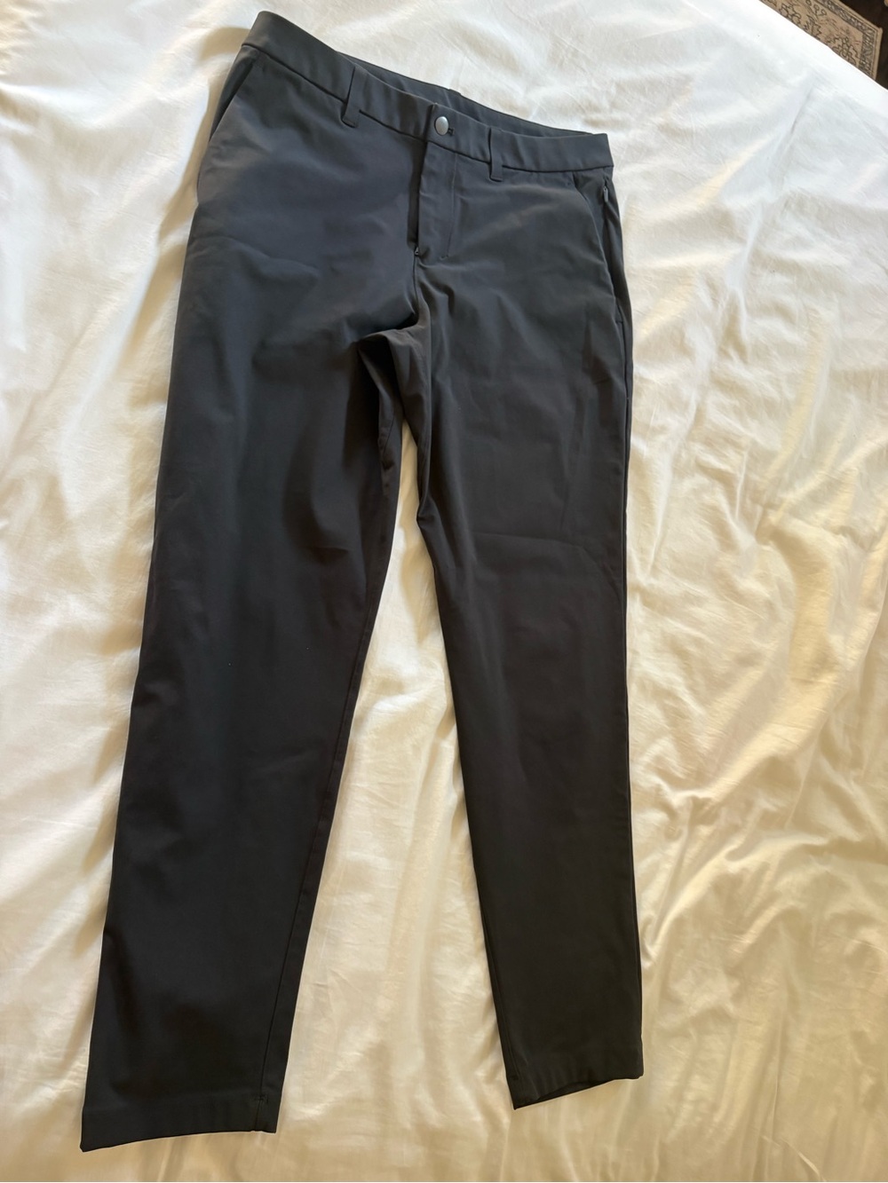 Lululemon Men’s Black Stretch Dress Pants - Modern Tailored Fit NWOT